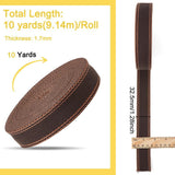 5 Yards Polycotton Jacquard Arrow Ribbon Clothes Accessories Olive 1-1/2 inch(38mm) - Close-Up Angle