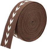 5 Yards Polycotton Jacquard Arrow Ribbon Clothes Accessories Olive 1-1/2 inch(38mm)