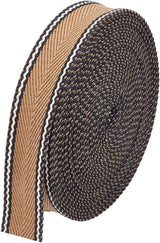 5 Yards Polycotton Jacquard Arrow Ribbon Clothes Accessories Olive 1-1/2 inch(38mm)