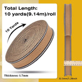 5 Yards Polycotton Jacquard Arrow Ribbon Clothes Accessories Olive 1-1/2 inch(38mm)