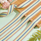 5 Yards Polycotton Jacquard Arrow Ribbon Clothes Accessories Olive 1-1/2 inch(38mm)