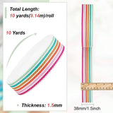 5 Yards Polycotton Jacquard Arrow Ribbon Clothes Accessories Olive 1-1/2 inch(38mm)