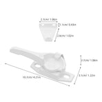 Aluminum Sliding Window Lock, and Stylish Design, Easy to Install, Includes 4 Sets for Secure