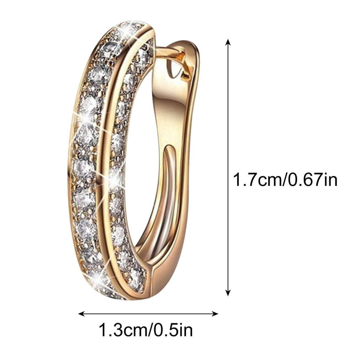 925 Hoop Earrings for Women Silver Women Hoop Earrings Set with GH Created Moissanite gold