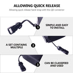 8pcs Quick Release Camera Strap QD Loops Connector Cameras Strap Adapter