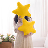 Toddler Toys, Baby Toys Star Pillow Decorative Throw Pillows For Bed Couch Star Shaped Pillow Floor Cushions Room Decor Pillow With Soft Faux For Sofa Bedroom Toys for Kids, Birthday Gifts 13.7×13.7×1.2 in YE
