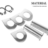 Universal Motorcycle Foot Peg Mounting Pins Kit Motorcycle Foot Pegs Foot Pegs Mount Bolt Pins Washers Kit Compatible compatible for motorcycle 3.00X1.10X1.10CM Silver