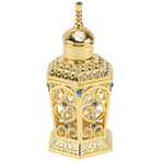 Golden Glass Perfume Bottle with Craftsmanship 1Pc