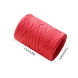 Raffia Ribbon, Christmas Gift Wrapping Raffia Paper String Ribbon Packing Paper Twine for Craft DIY Supply Christmas, 328ft Red - Side View
