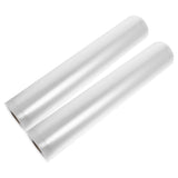 Vacuum Sealer Bags 2 Rolls Transparent Food Storage Bags 196.5x11x0.04 Inches and Reusable 500.00X28.00X0.10CM Transparent