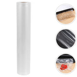 Vacuum Sealer Bags 2 Rolls Transparent Food Storage Bags 196.5x11x0.04 Inches and Reusable 500.00X28.00X0.10CM Transparent