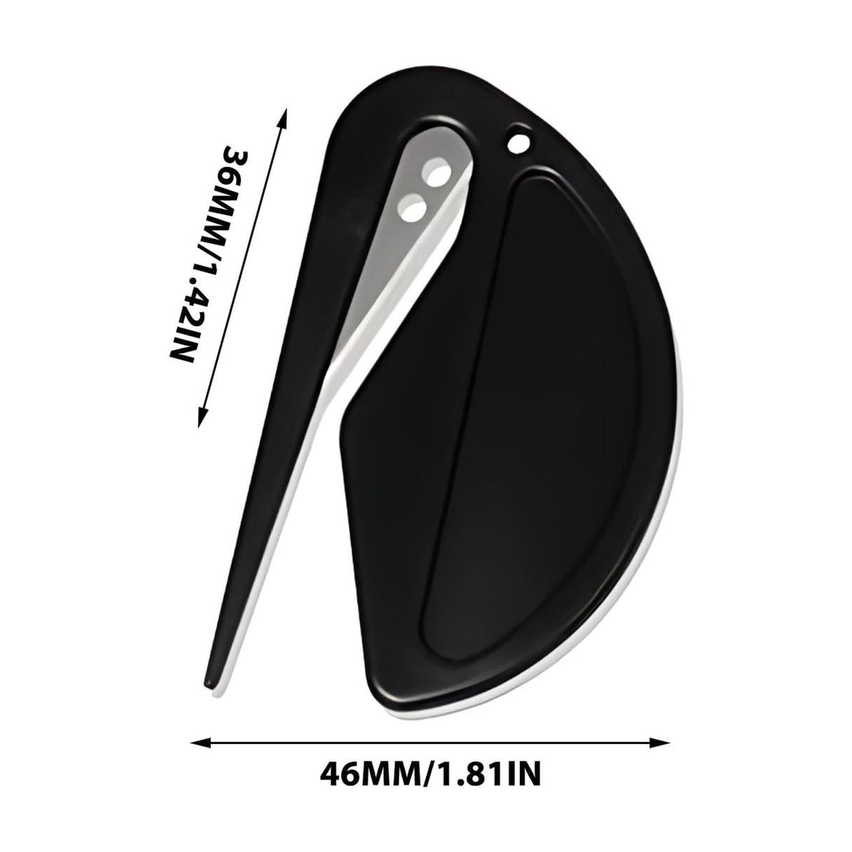 Letter Opener Envelope Slitter, Envelope Opener, Mail Opener, Wrapping Paper Cutter, Package Opener Black