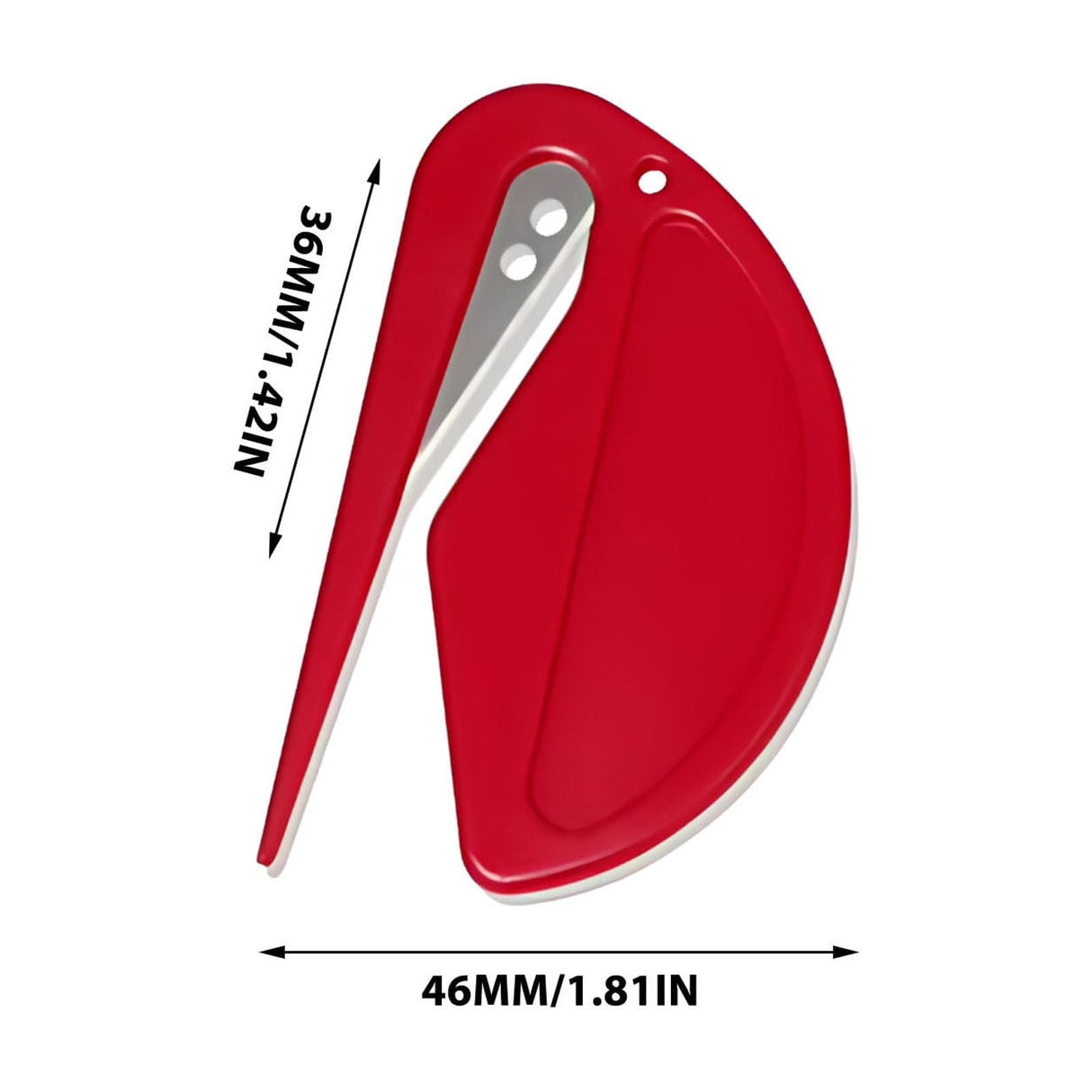 Letter Opener Envelope Slitter, Envelope Opener, Mail Opener, Wrapping Paper Cutter, Package Opener Red