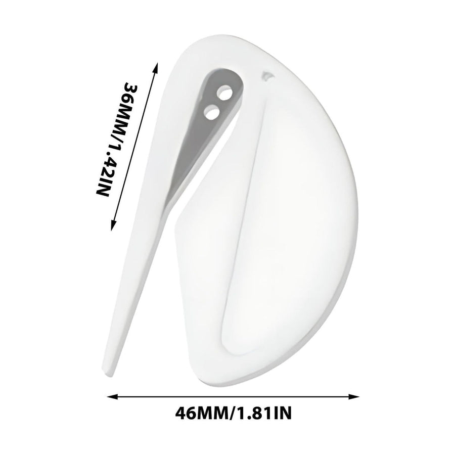 Letter Opener Envelope Slitter, Envelope Opener, Mail Opener, Wrapping Paper Cutter, Package Opener White