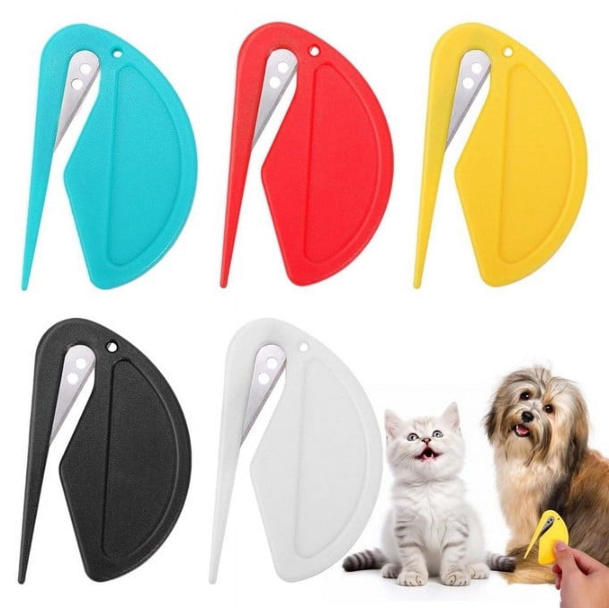 Letter Opener Envelope Slitter, Envelope Opener, Mail Opener, Wrapping Paper Cutter, Package Opener White