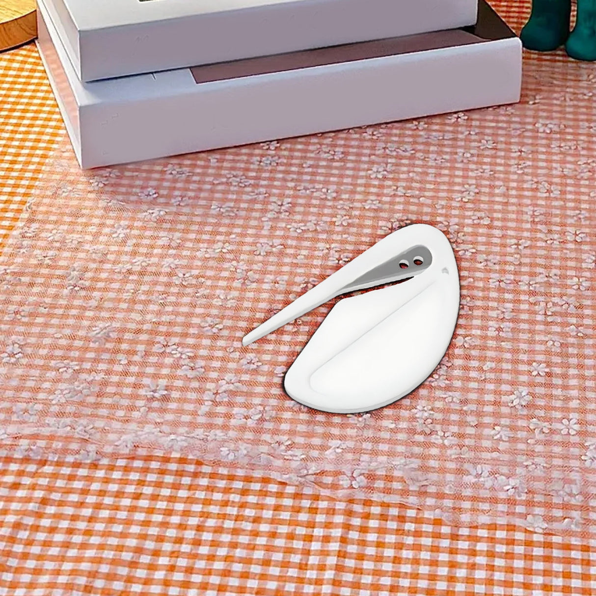 Letter Opener Envelope Slitter, Envelope Opener, Mail Opener, Wrapping Paper Cutter, Package Opener White
