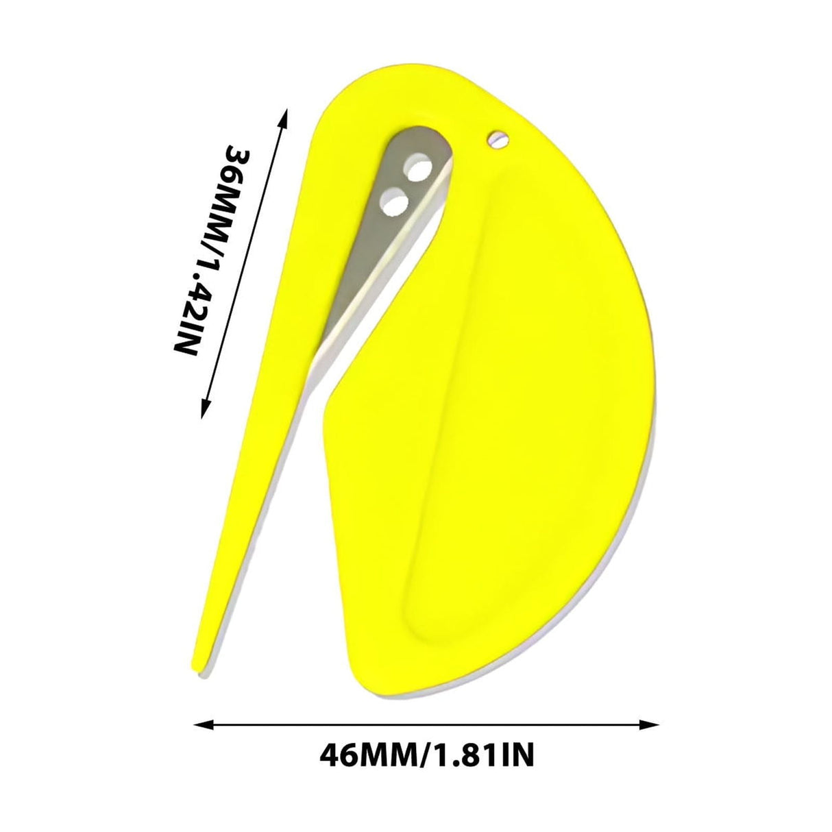 Letter Opener Envelope Slitter, Envelope Opener, Mail Opener, Wrapping Paper Cutter, Package Opener Yellow