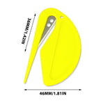 Letter Opener Envelope Slitter, Envelope Opener, Mail Opener, Wrapping Paper Cutter, Package Opener Yellow
