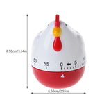 Timer Kitchen Chicken Cooking Baking Egg Alarm Countdown Timers Manual Chef 60 Kids Reminder Up Wind Mechanical Pattern