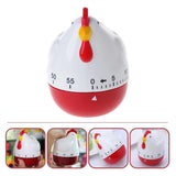 Timer Kitchen Chicken Cooking Baking Egg Alarm Countdown Timers Manual Chef 60 Kids Reminder Up Wind Mechanical Pattern - Rear View