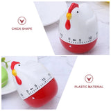 Timer Kitchen Chicken Cooking Baking Egg Alarm Countdown Timers Manual Chef 60 Kids Reminder Up Wind Mechanical Pattern - Low Angle