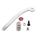 Replacement Guitar Whammy Bar Tremolo Vibrato Bridge Tailpiece Compatible for Bigsby (Silver, Random Color Accessories)