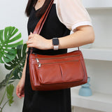 Purses for Women Soft PU Leather Shoulder Bag Ladies Crossbody Purse and handbags Lightweight Pocketbook Brown
