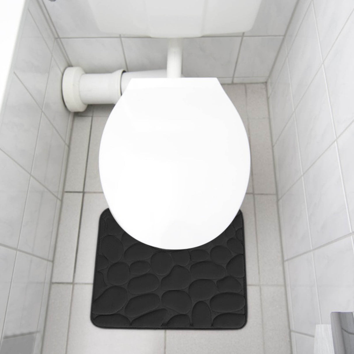 Bathroom Rugs Sets 4 Piece, Non Slip Memory Foam Bathroom Rugs, Machine Wash Bathroom Mat Set, Water Absorbent Bath Rug Set for Tub, Toilet and Floor 40*50cmU/15.7*19.7in 50*80cm/19.7*31.5in 50*100cm/19.7*39.3in lid38*40cm/14.9*15.7in I