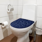 Bathroom Rugs Sets 4 Piece, Non Slip Memory Foam Bathroom Rugs, Machine Wash Bathroom Mat Set, Water Absorbent Bath Rug Set for Tub, Toilet and Floor 40*50cmU/15.7*19.7in 50*80cm/19.7*31.5in 50*100cm/19.7*39.3in lid38*40cm/14.9*15.7in J - Rear View