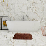 Bathroom Rugs Sets 4 Piece, Non Slip Memory Foam Bathroom Rugs, Machine Wash Bathroom Mat Set, Water Absorbent Bath Rug Set for Tub, Toilet and Floor 40*50cmU/15.7*19.7in 50*80cm/19.7*31.5in 50*100cm/19.7*39.3in lid38*40cm/14.9*15.7in K