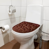 Bathroom Rugs Sets 4 Piece, Non Slip Memory Foam Bathroom Rugs, Machine Wash Bathroom Mat Set, Water Absorbent Bath Rug Set for Tub, Toilet and Floor 40*50cmU/15.7*19.7in 50*80cm/19.7*31.5in 50*100cm/19.7*39.3in lid38*40cm/14.9*15.7in K - 45-Degree Angle