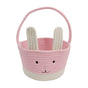 Easter Basket for Boys Girls Easter Bunny Basket with Rabbit Ears, Easter Egg Hunting Basket Easter Baskets for Kids Babies First Easter Gifts B