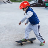 Kids Helmet Knee Elbow Pads Wrist Guard Sport Protective Gear Adjustable Scooter Skateboard Roller Bike Skate Cycling Set for Boy Girl Red