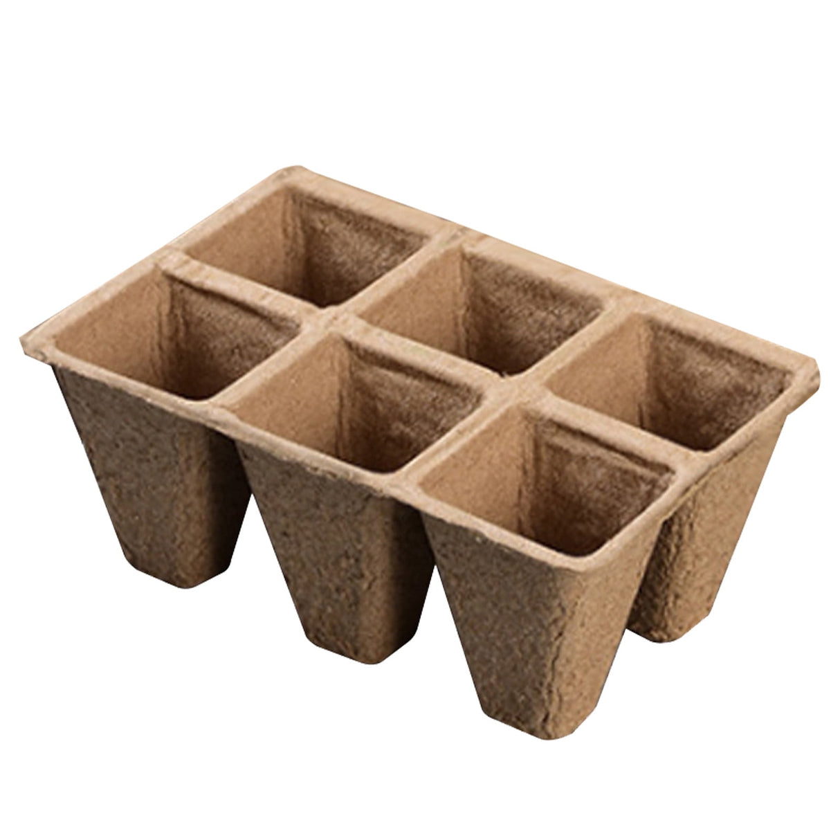 30 Cells Peat Pots Seed Starter Trays 5 Packs Biodegradable Seedling Pots Germination Trays Organic Plant Starter Kit C