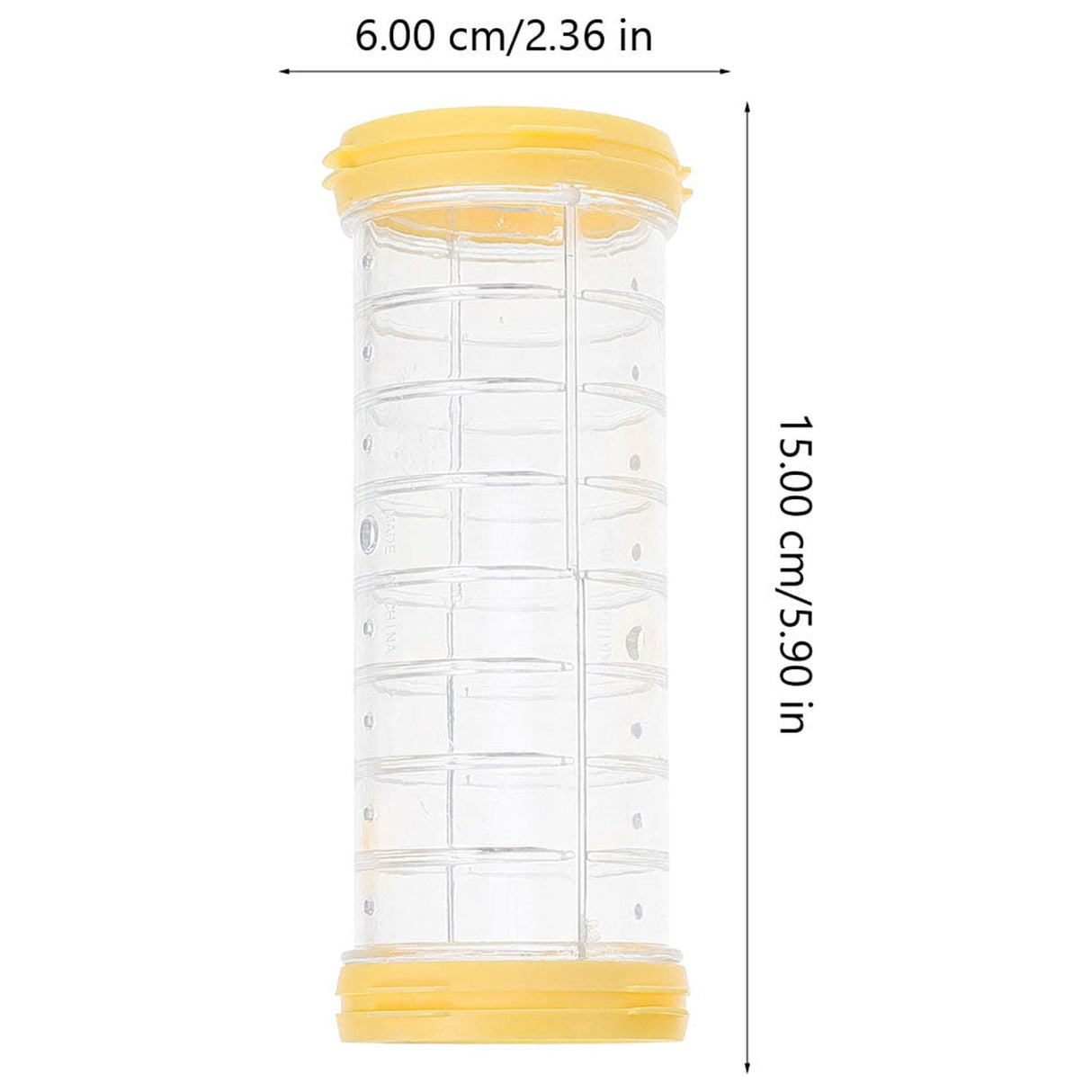 Transparent Yellow Hamster Tubes Set with Curved Tunnel Connectors for Small Animals Cage Exercise Accessories