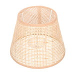 Khaki Rattan Floor Lamp Shade Replacement 6.7x6.7in for Study Room, 1 Piece and Stylish