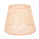 Khaki Rattan Floor Lamp Shade Replacement 6.7x6.7in for Study Room, 1 Piece and Stylish