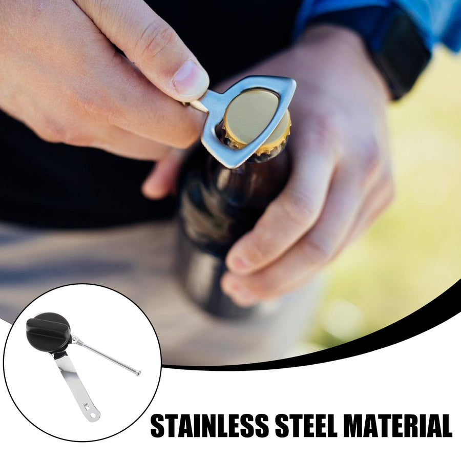 Stainless Steel Manual Bottle Opener Kitchen Tool Set Easy to Use Bar Accessories