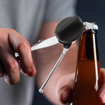 Stainless Steel Manual Bottle Opener Kitchen Tool Set Easy to Use Bar Accessories
