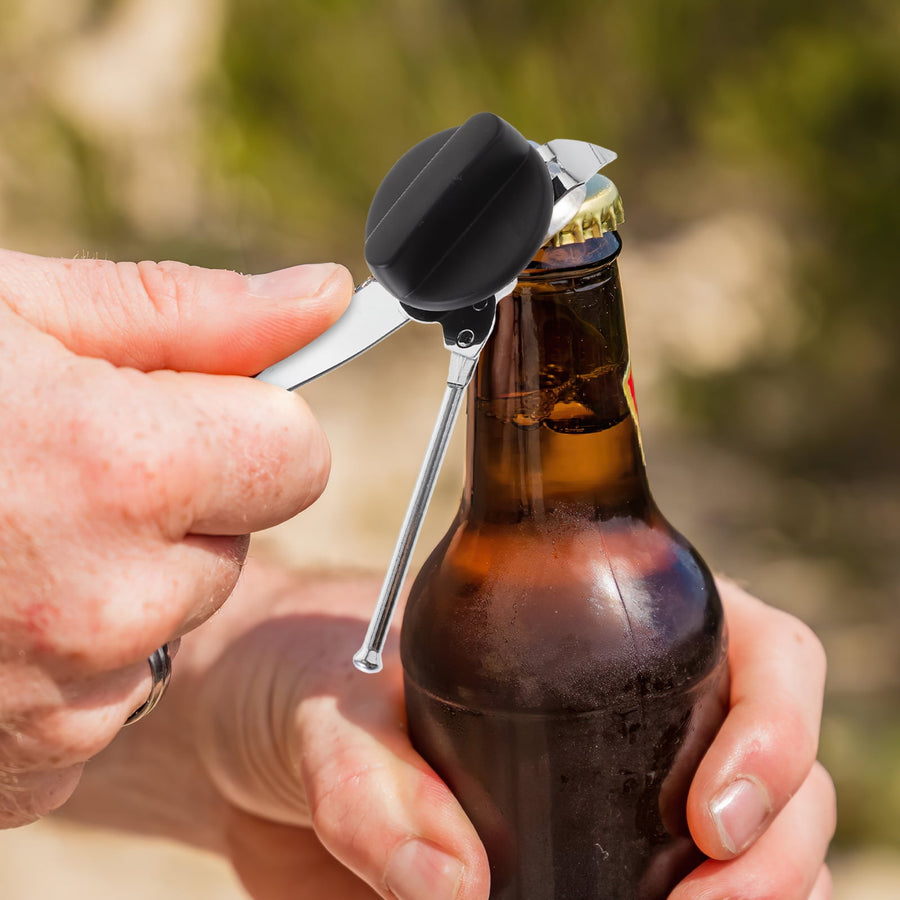 Stainless Steel Manual Bottle Opener Kitchen Tool Set Easy to Use Bar Accessories