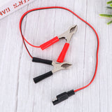 SAE to Alligator Clips Adapter PVC 2Pack for Car Battery and Power Supply