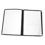 WORGEOUS Menu Covers for Restaurant Poster Display Rack Recipe Folder - Rear View