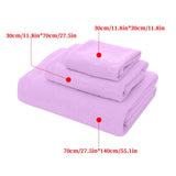 Bath Towels 3 Pack Cotton Bathroom Set,Contains a Bath Towels 28*56