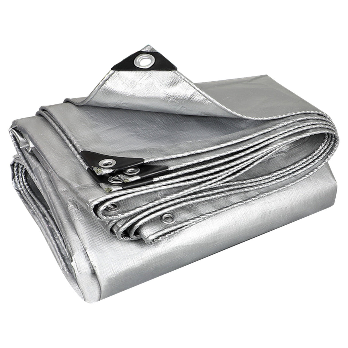 Heavy Duty Tarp Cover, Thick Tarps Waterproof Tear and Rip Proof UV Resistant Tarpaulin with Reinforced Grommets and Edges D