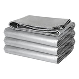 Heavy Duty Tarp Cover, Thick Tarps Waterproof Tear and Rip Proof UV Resistant Tarpaulin with Reinforced Grommets and Edges E