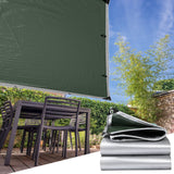 Heavy Duty Tarp Cover, Thick Tarps Waterproof Tear and Rip Proof UV Resistant Tarpaulin with Reinforced Grommets and Edges F
