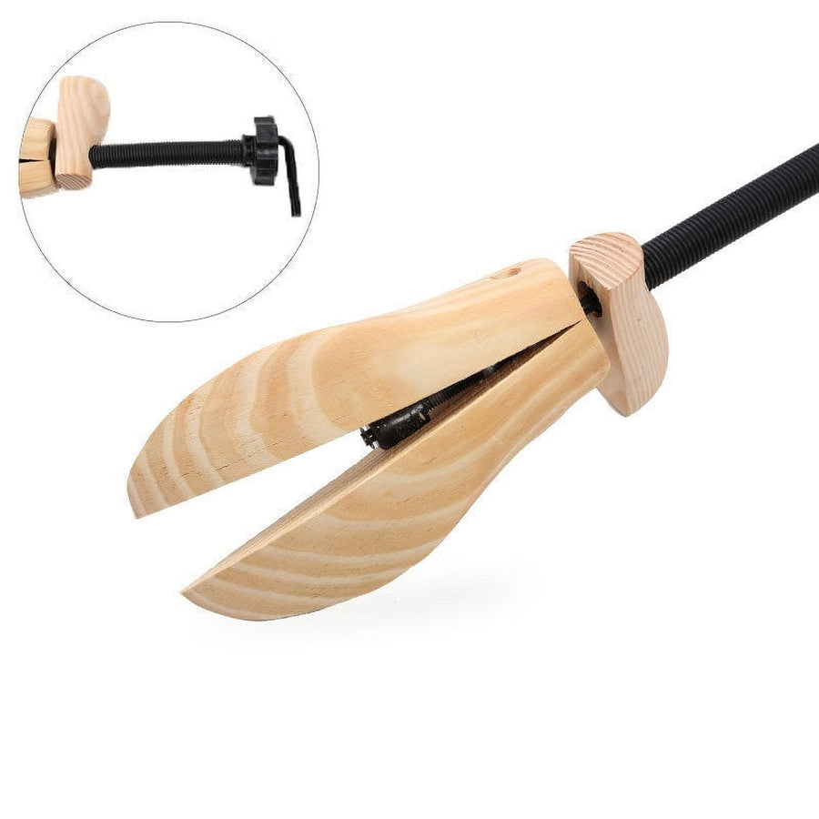 Shoe Stretcher for Men and Women Professional Shoe Adjustable Width & Length, Size 42-46, Wood (Includes Only 1 Shoe Stretcher) M Brown