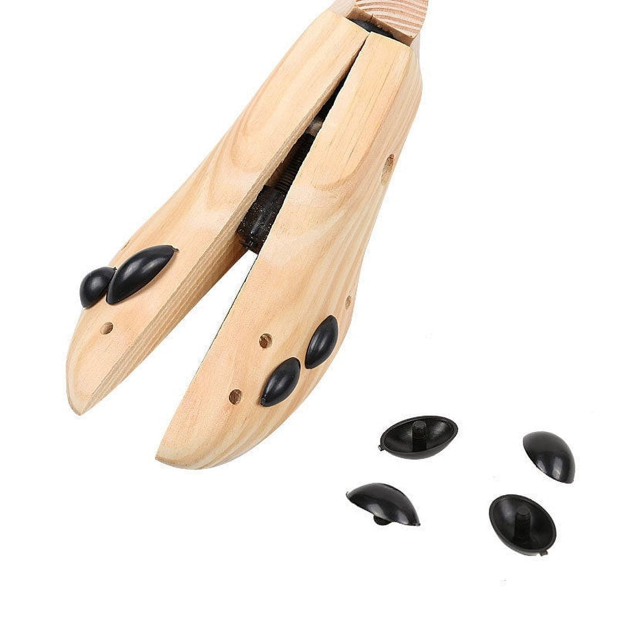 Shoe Stretcher for Men and Women Professional Shoe Adjustable Width & Length, Size 42-46, Wood (Includes Only 1 Shoe Stretcher) L Brown
