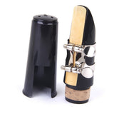 Clarinet Mouthpiece with Cleaning Kit (Black) Black - Front View