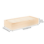 Gift Ribbon Storage Holder Wooden Box Flower Wrapping Ribbon Holder Organizer